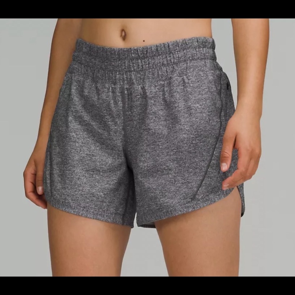 lululemon athletica Heathered Gray Athletic Shorts